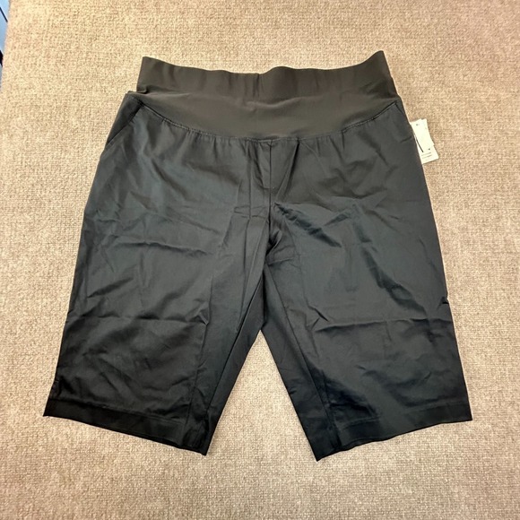 duo Maternity Pants - Duo Maternity By JC Penney Capri Pants Womens XL Black Cotton Mid Belly Coverage